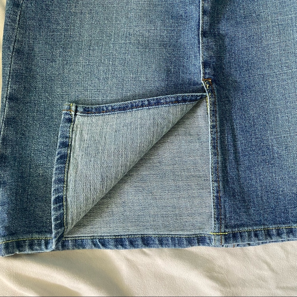 🌈Moto Denim Split Skirt - Picture 9 of 16